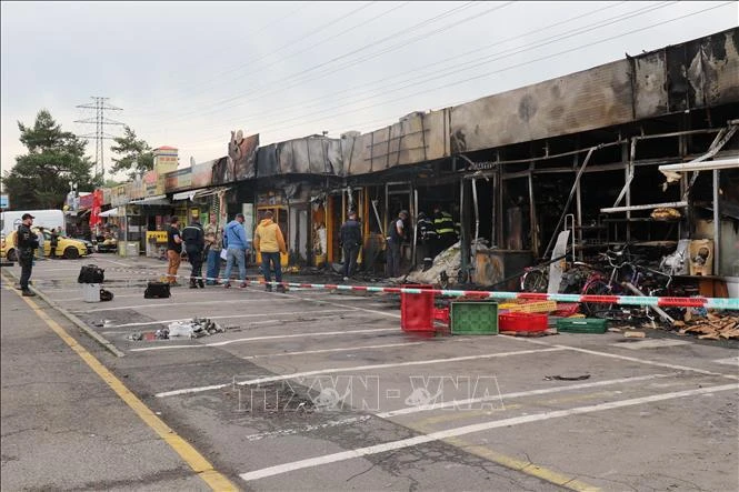 Aucunes victimes dans un incendie d’un centre commercial vietnamien en République tchèque