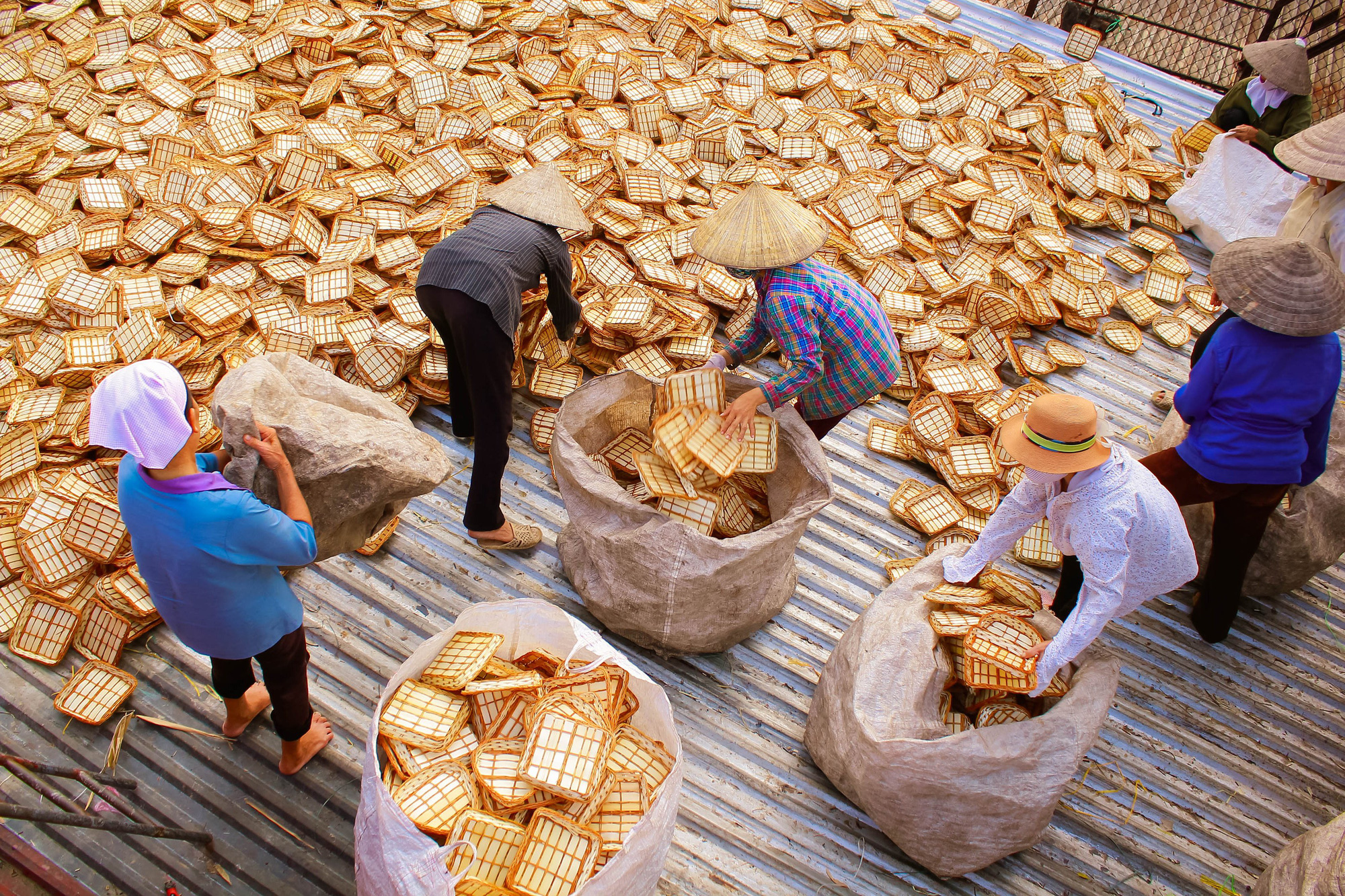 Les exportations de produits de vannerie montrent des signes positifs