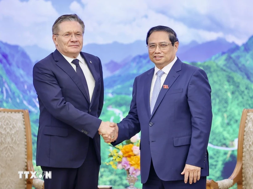 Le Premier ministre Pham Minh Chinh reçoit le directeur général de la Rosatom