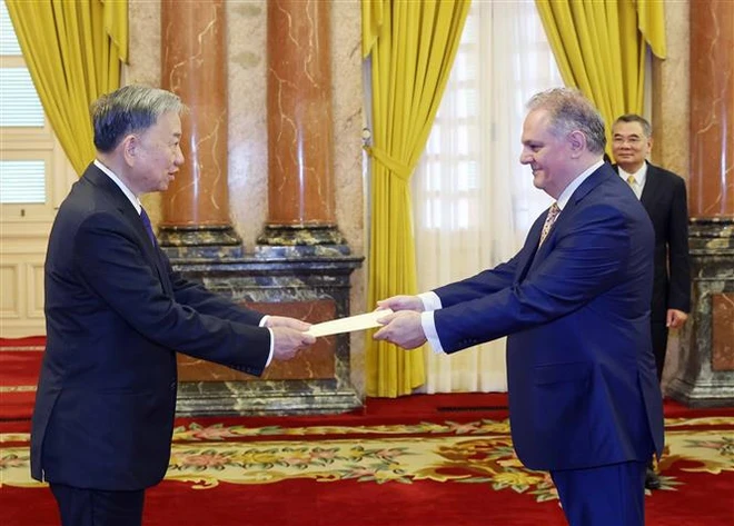 Le président To Lam reçoit les ambassadeurs de divers pays