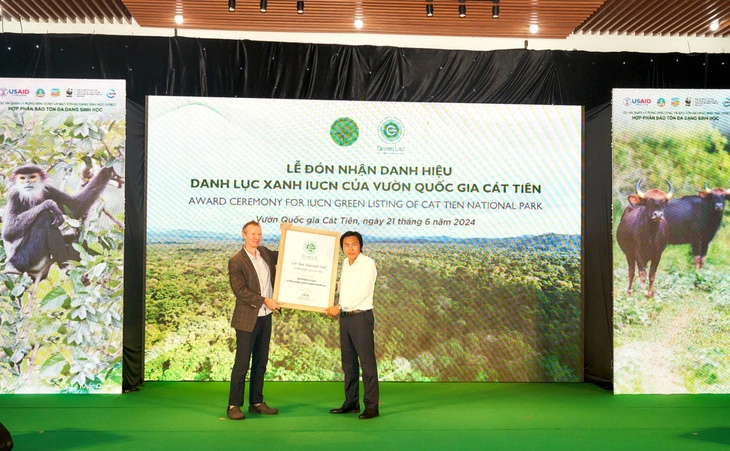 Cat Tien devient le premier parc national du Vietnam sur la Liste verte de l UICN