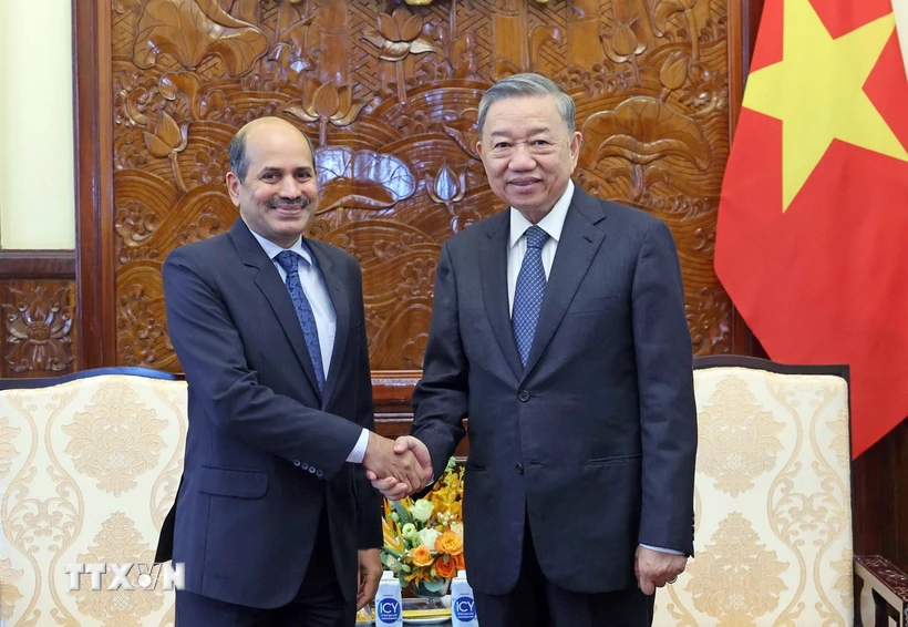 Le président vietnamien To Lam reçoit l ambassadeur indien