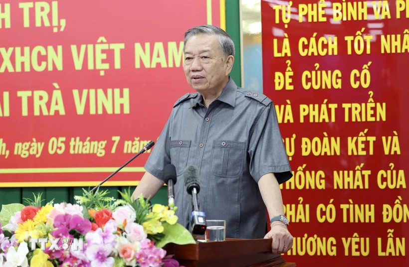 Créer les conditions les plus favorables à Tra Vinh de se développer davantage dans l avenir