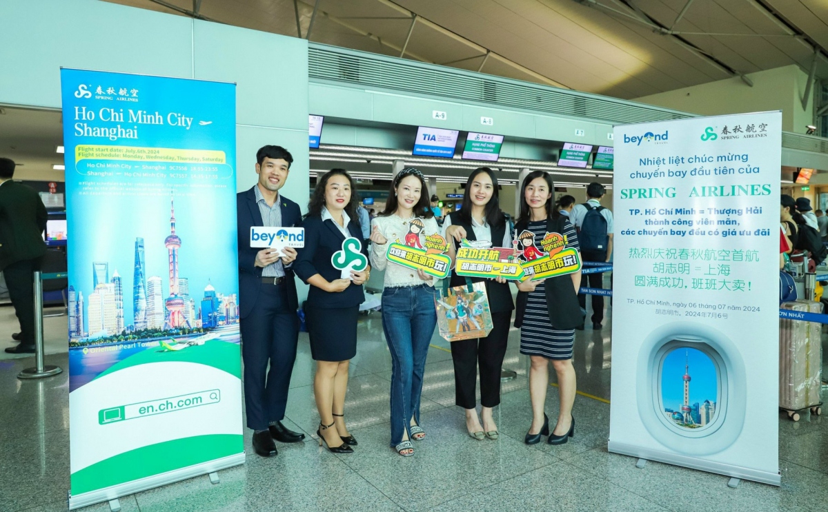 Spring Airlines ouvre une ligne aérienne entre Hô Chi Minh-Ville et Shanghai