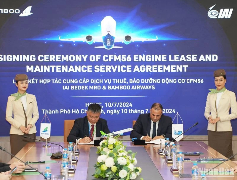 Bamboo Airways signe un contrat de services de maintenance de moteurs d avion de 36 millions de dollars