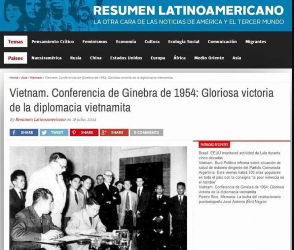 Les Accords de Genève, un jalon glorieux de la diplomatie vietnamienne