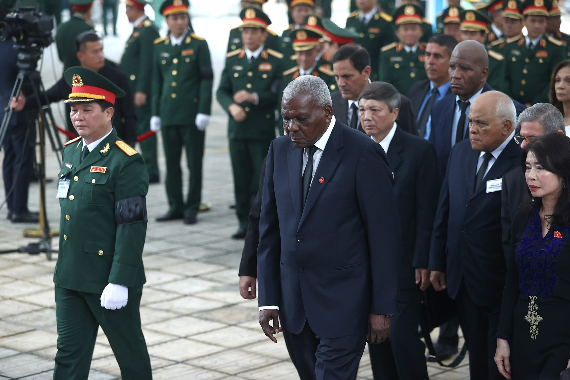 Les délégations internationales rendent hommage au secrétaire général Nguyen Phu Trong