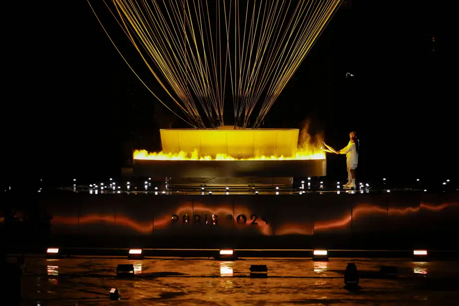 Cérémonie d’ouverture des Jeux olympiques en photo