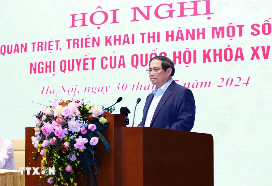 Le Premier ministre préside une visio-conférence nationale sur la mise en œuvre de lois et résolutions de l’AN