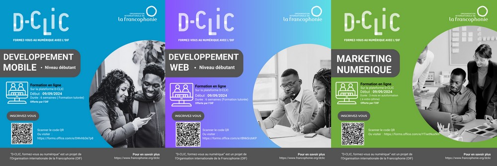 Formez-vous au développement web, mobile et au marketing numérique avec l’OIF