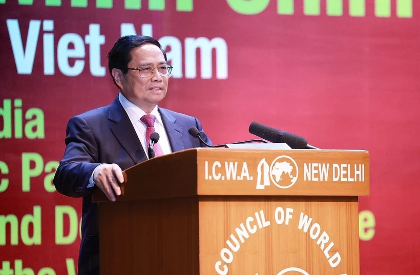 Le Premier ministre Pham Minh Chinh donne sa vision des relations Vietnam-Inde