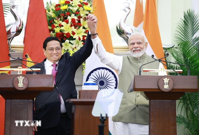 Le Vietnam et l’Inde publient une déclaration commune