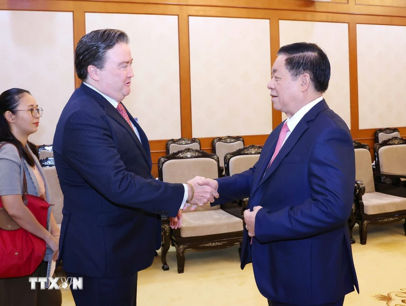 Un responsable du Parti reçoit l ambassadeur des États-Unis au Vietnam