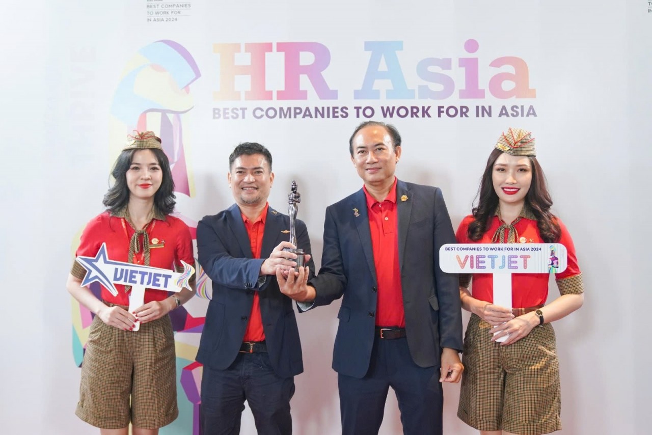 Vietjet reçoit le titre «Best Companies to Work for in Asia»