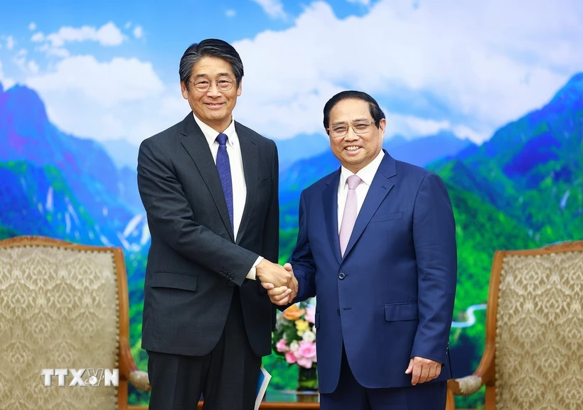 Le Premier ministre Pham Minh Chinh reçoit l ambassadeur du Japon