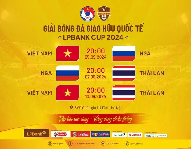 Football le Vietnam va disputer des matches amicaux contre la Thaïlande et la Russie en septembre