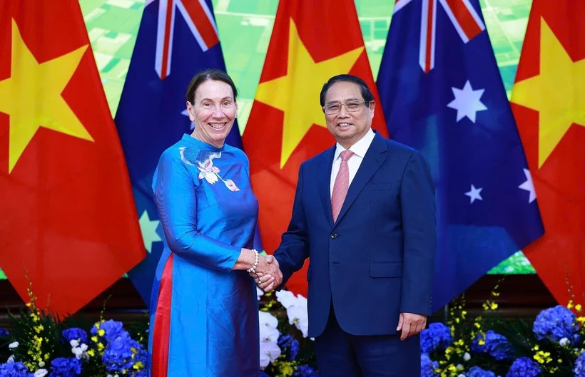 Le Premier ministre Pham Minh Chinh rencontre la présidente du Sénat australien Sue Lines