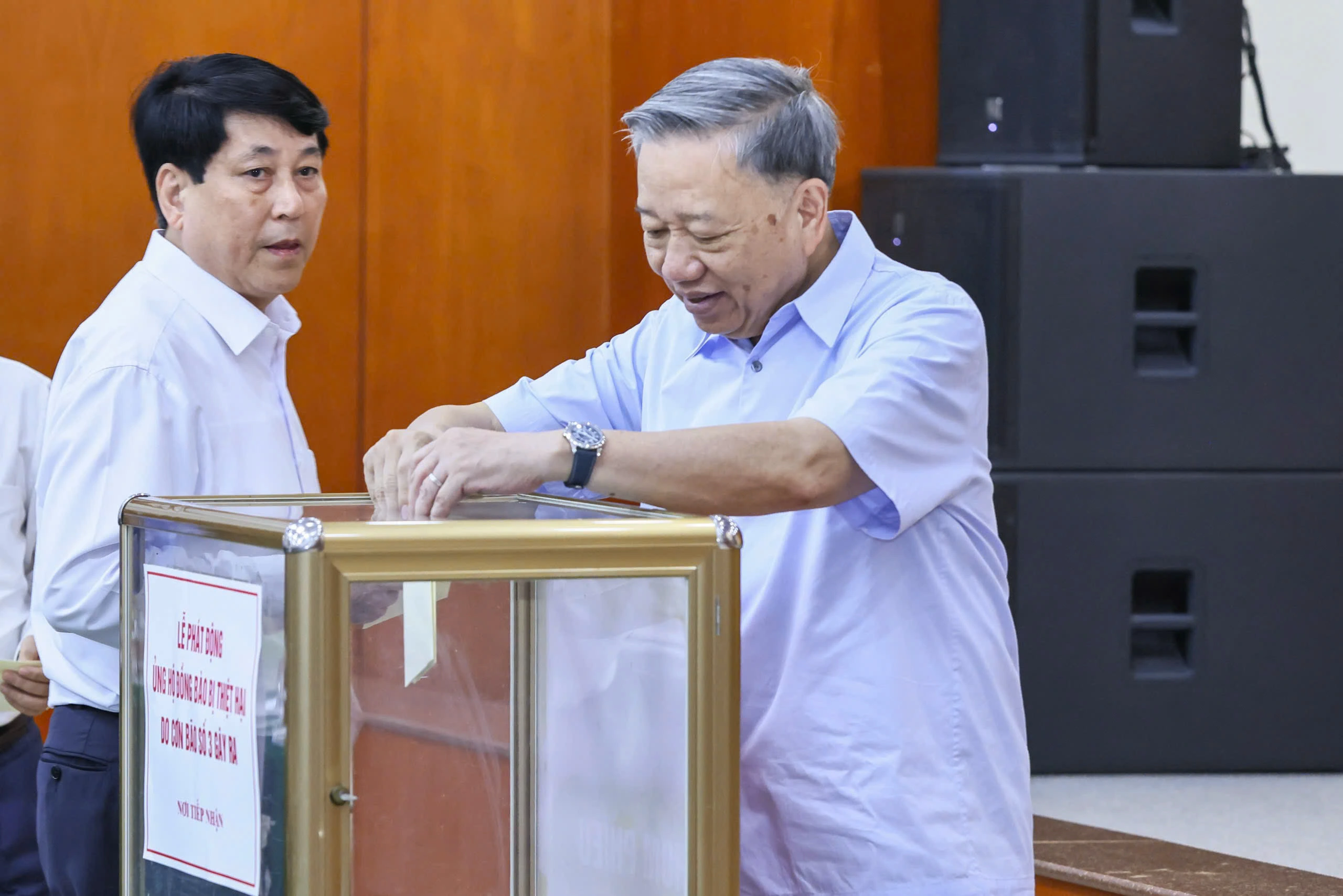 Lancement du soutien aux sinistrés du typhon Yagi