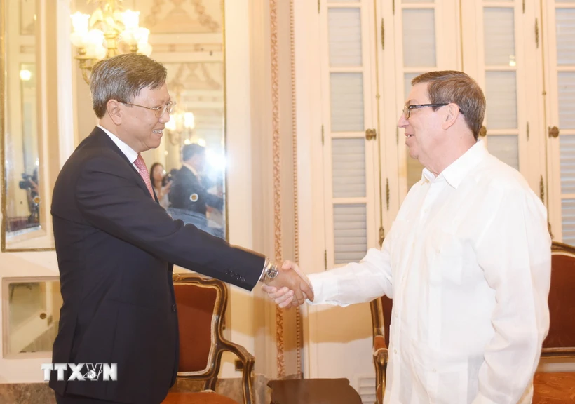 Le chef de la diplomatie cubaine souligne les relations spéciales avec le Vietnam