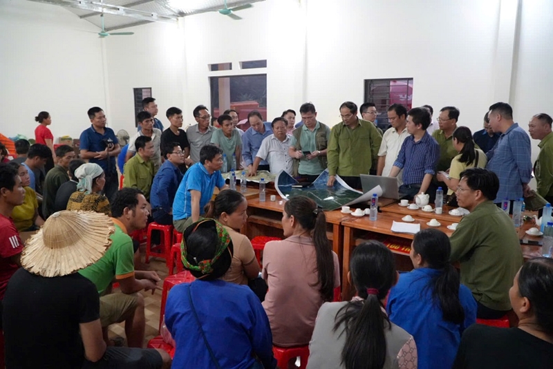 Plan de réinstallation de la population du village Nu dans le district de Bao Yen