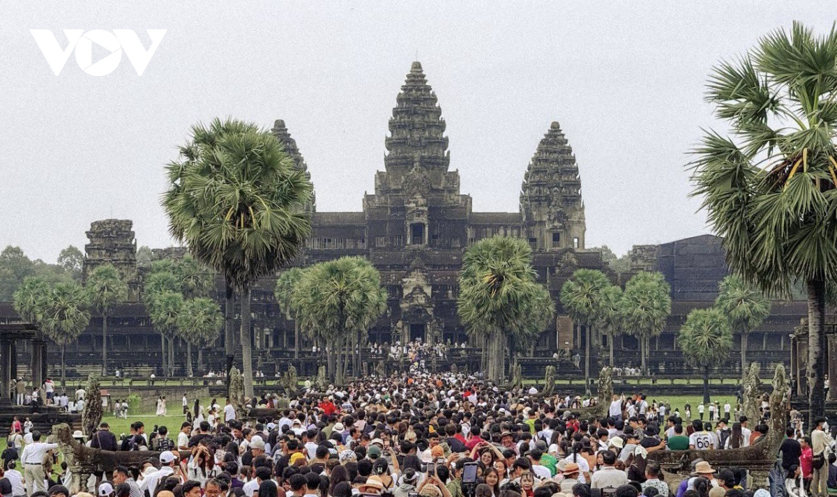 Vietnamiens et Thaïlandais en tête des touristes étrangers au Cambodge