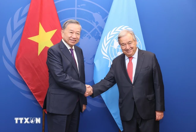 Le dirigeant vietnamien To Lam rencontre des dirigeants des organisations internationales