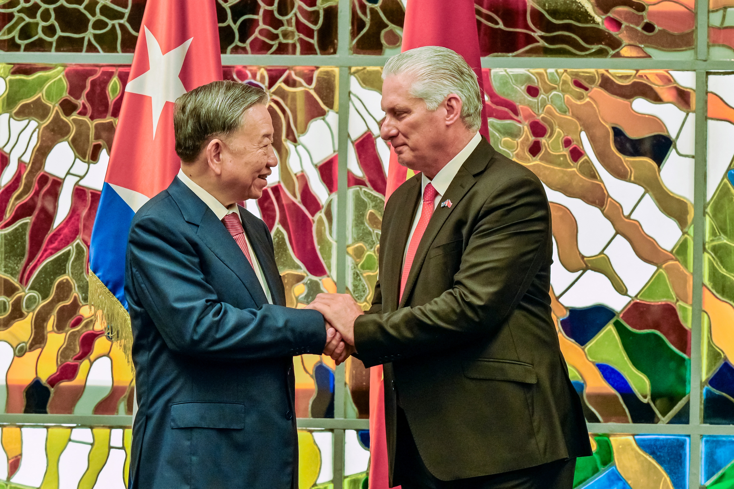 Remerciements du secrétaire général et président vietnamien To Lam adressés aux dirigeants cubains