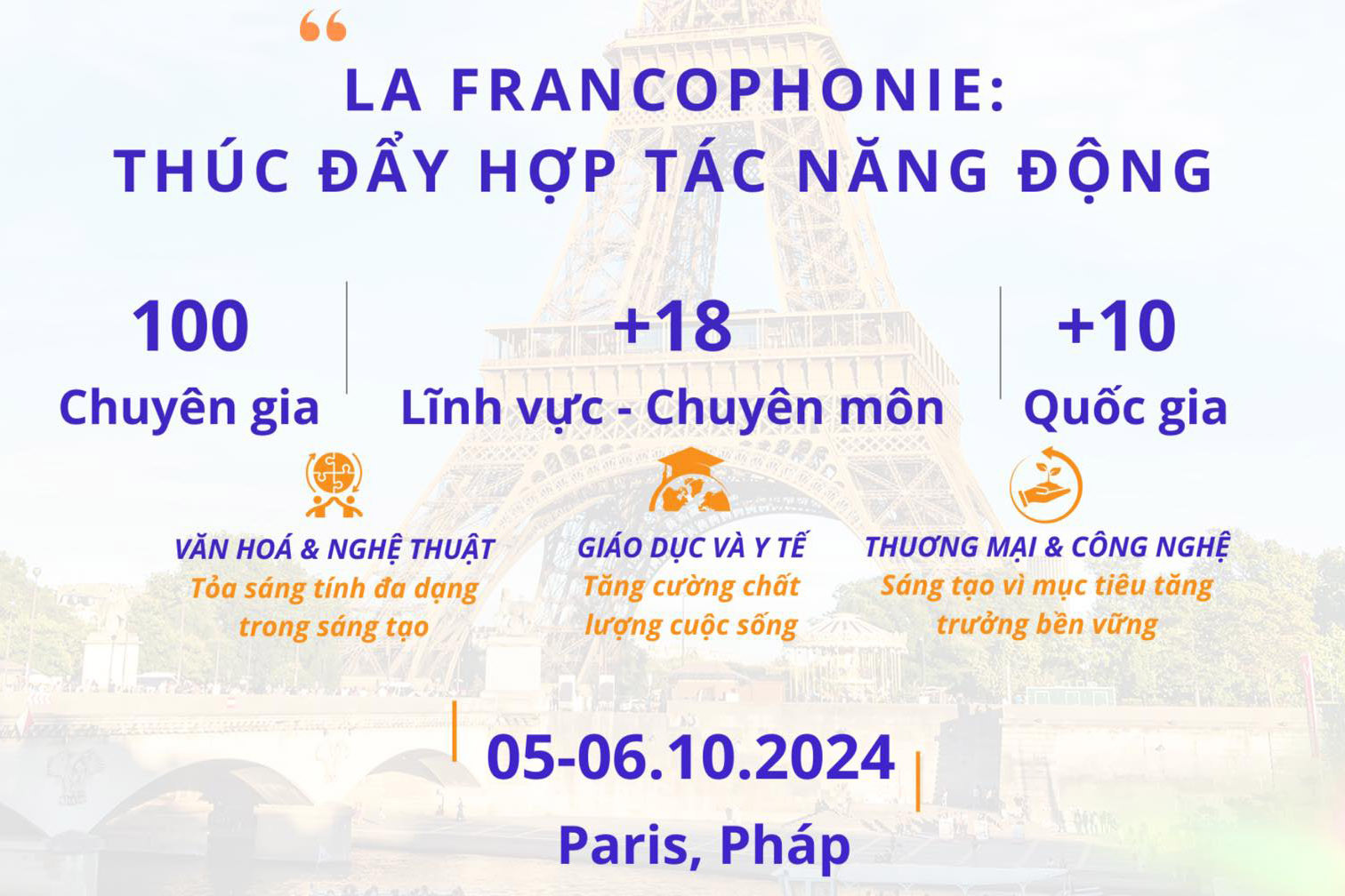 100 experts rejoindront le Forum du Vietnam au Sommet de la Francophonie en France