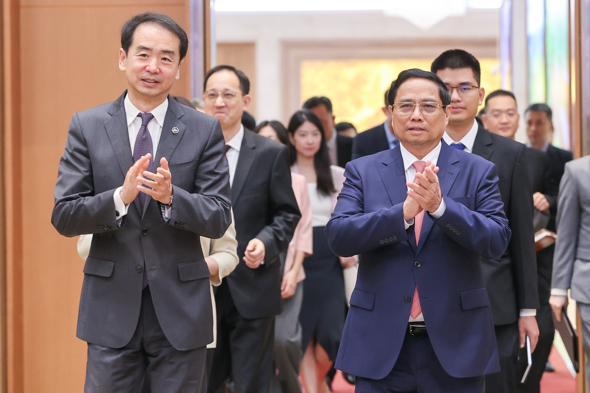 Le Premier ministre Pham Minh Chinh reçoit le nouvel ambassadeur de Chine au Vietnam