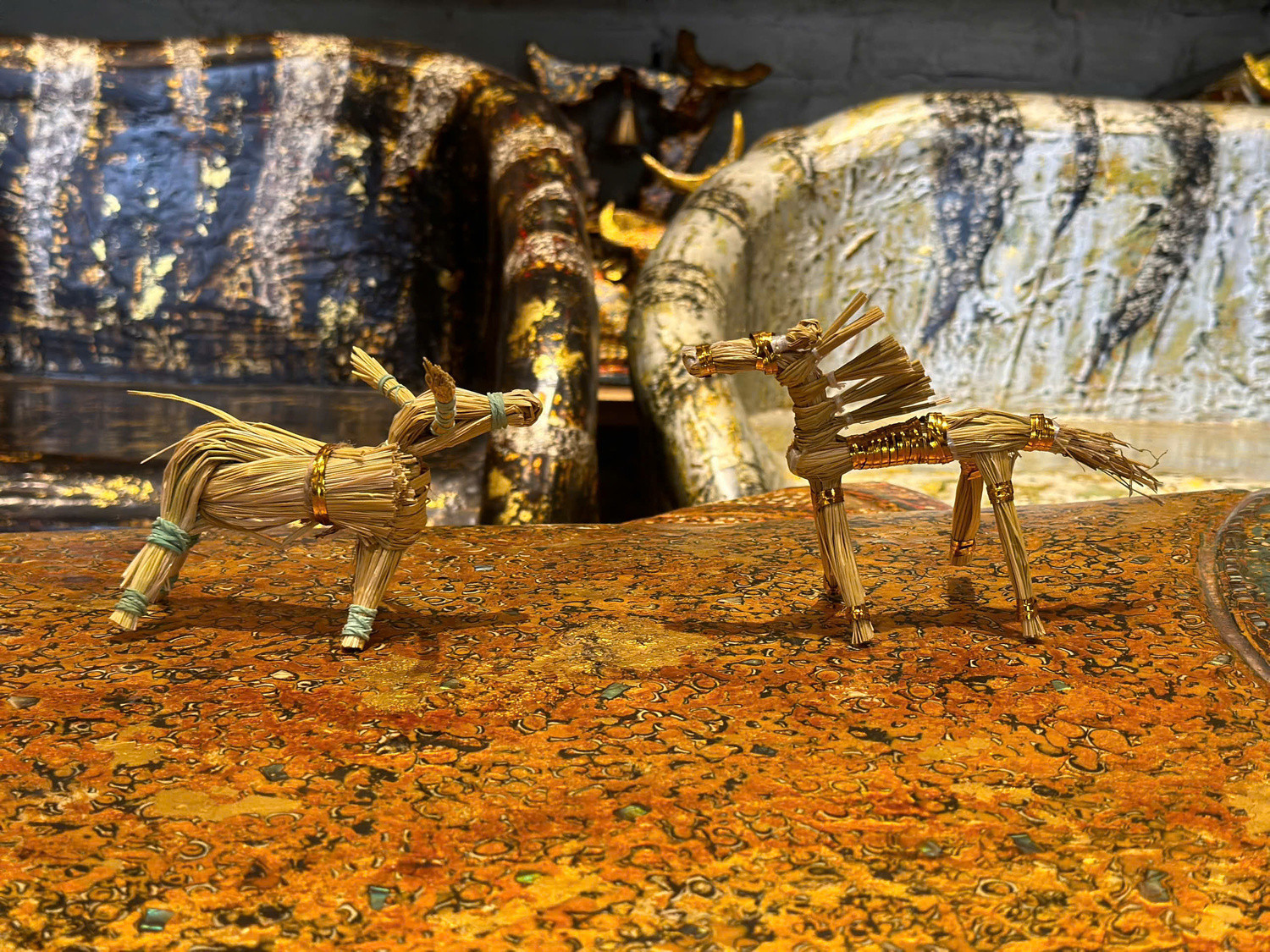 Du déchet à l émerveillement la transformation de la paille en art dans l ancien village de Duong Lam