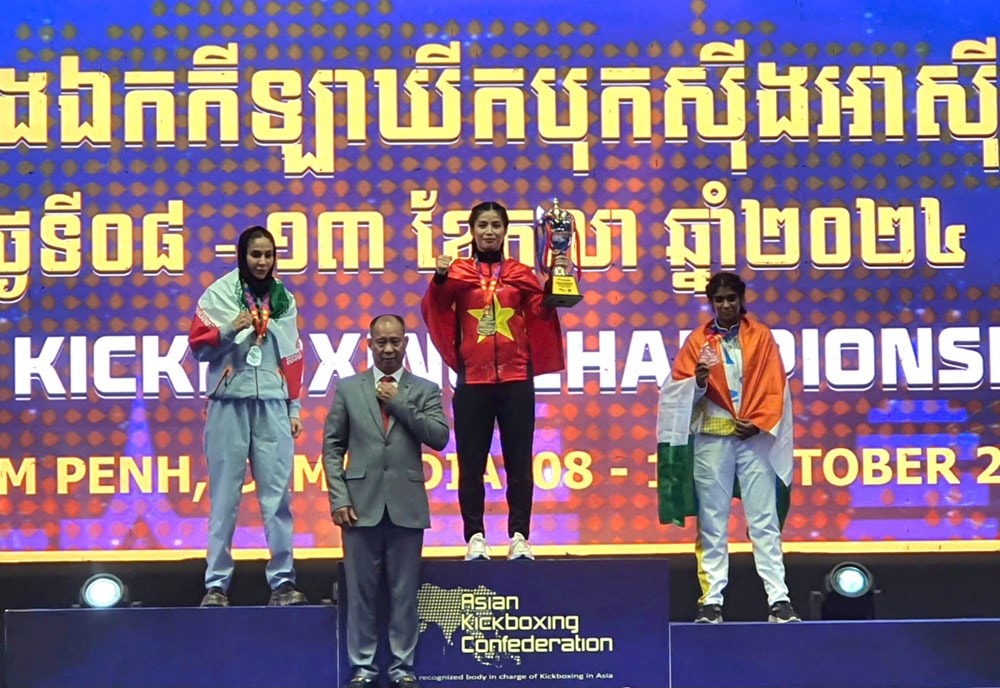 Le Vietnam remporte 11 médailles d or aux Championnats d Asie de kickboxing 2024