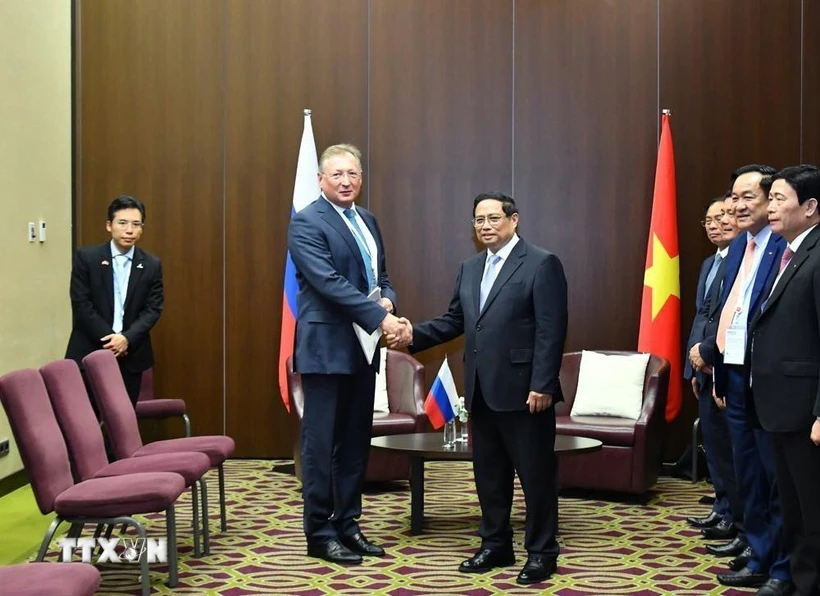 Le Premier ministre Pham Minh Chinh rencontre le directeur général de la société russe Zarubezhneft