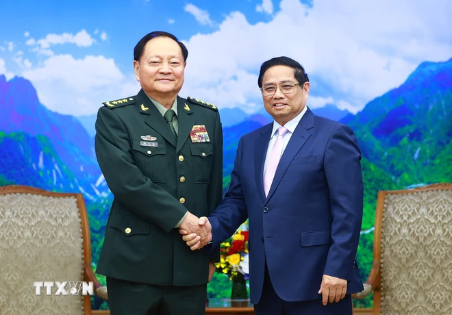 Le Premier ministre reçoit le vice-président de la Commission militaire centrale de Chine