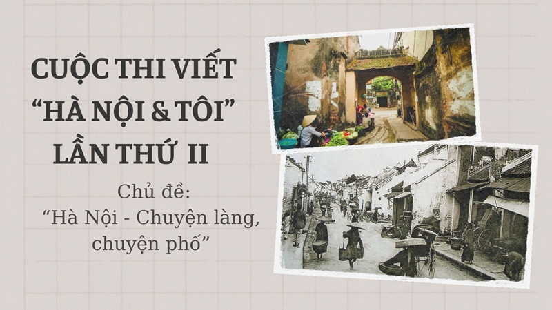 Lancement du concours d écriture Hanoi Histoires de villages - histoires de rue