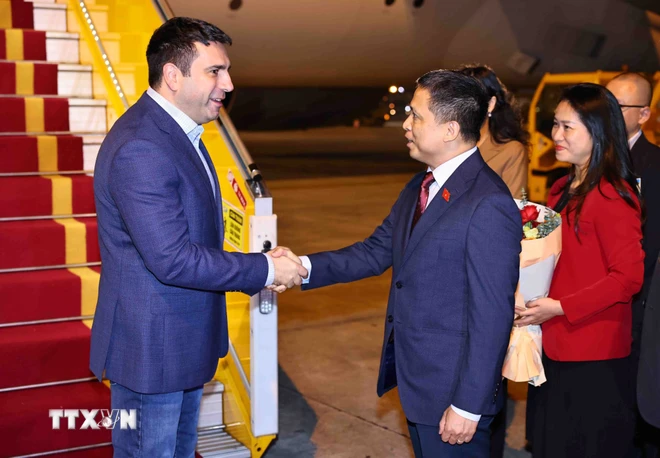 Le président de l Assemblée nationale d Arménie entame sa visite officielle au Vietnam