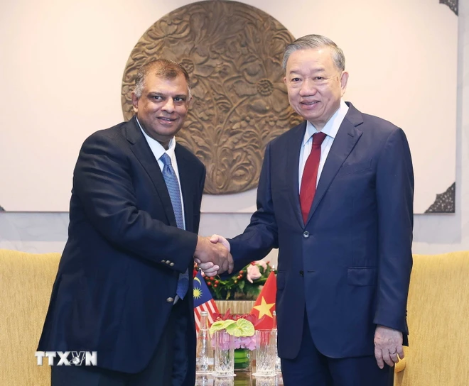 Le leader du PCV To Lam rencontre les dirigeants des principaux groupes malaisiens