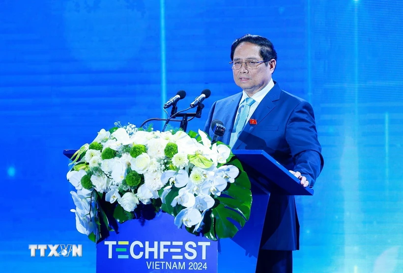 Le Premier ministre à l’ouverture du Festival national des start-up innovantes de 2024