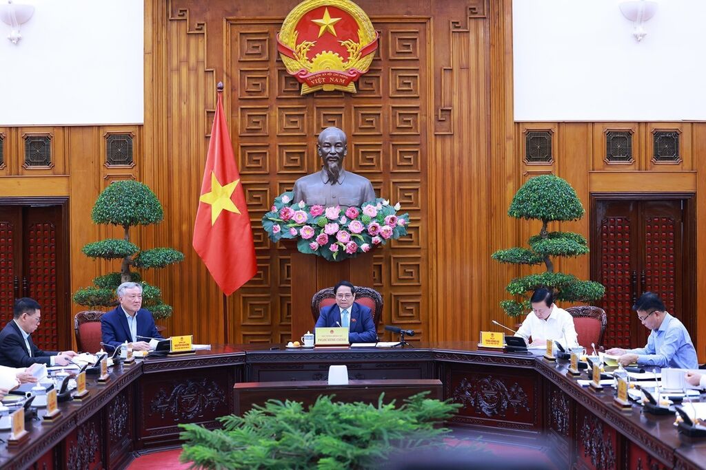 Pham Minh Chinh préside la réunion du Comité directeur chargé de réorganiser l appareil du gouvernement