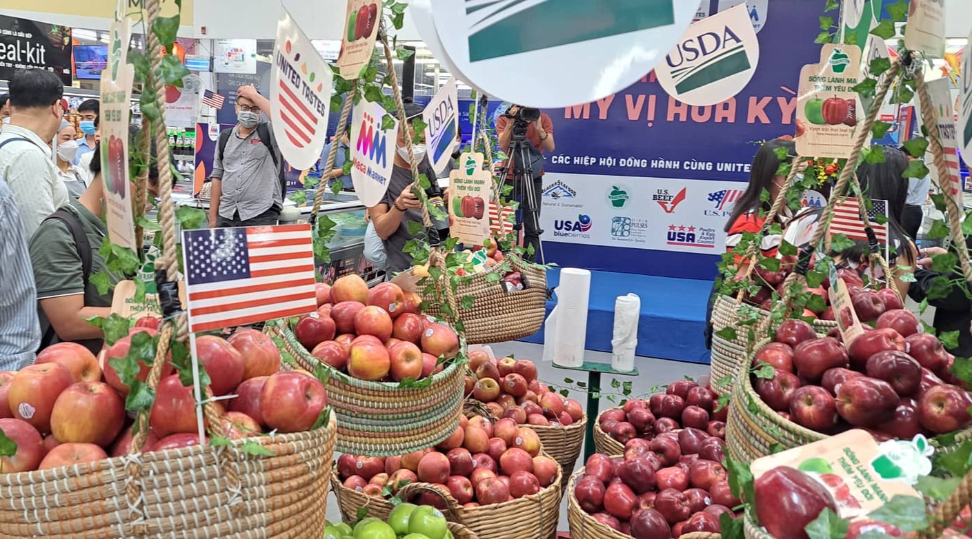 Forte hausse des importations de fruits américains au Vietnam
