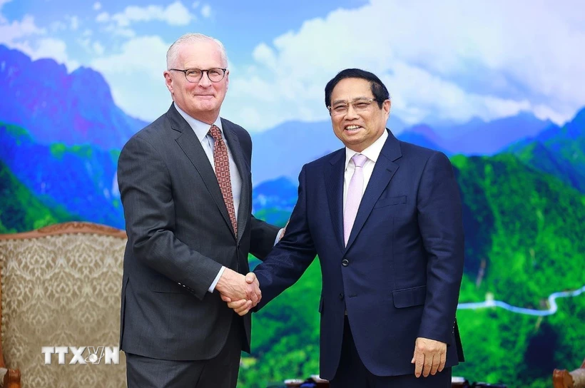 Le Premier ministre invite les entreprises américaines à investir dans les semi-conducteurs, l IA et le cloud computing