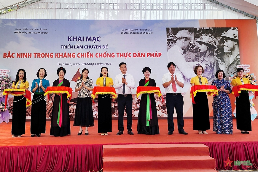 Exposition Bac Ninh pendant la guerre de résistance contre les colonialistes français