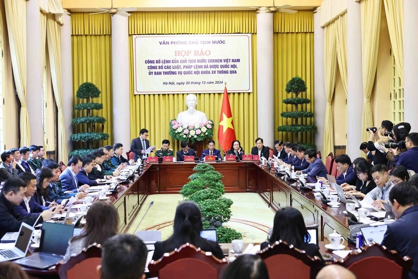 Décret du président du Vietnam sur neuf lois adoptées par l’Assemblée nationale