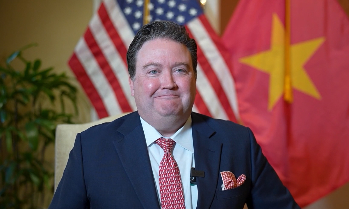 L ambassadeur américain célèbre les relations Vietnam-États-Unis dans un message du Nouvel An