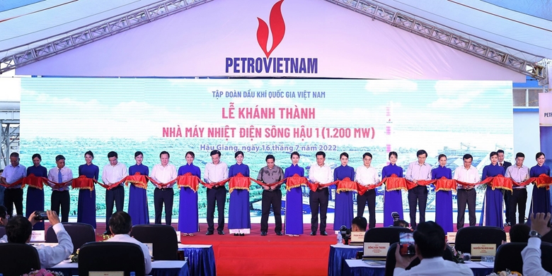 越南政府总理范明正出席后江一号热电厂项目落成仪式