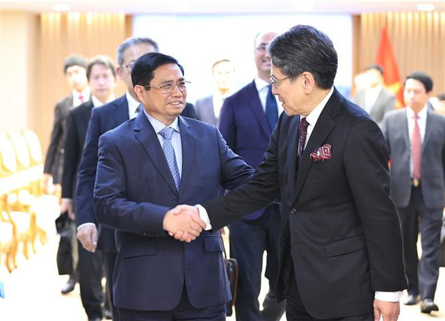 范明正总理会见日本国际协力银行执行董事前田匡史
