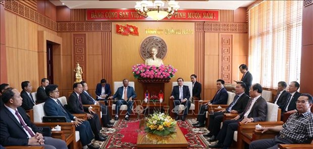 广南省加强与老挝阿速坡省的合作关系