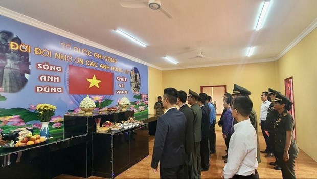 越柬建交55周年：援柬越南志愿军遗骨存放和祭拜堂工程竣工并投入使用