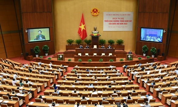 国会主席王廷惠主持国会2023年监督计划部署会议