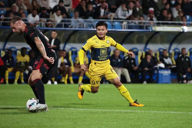 越南球员阮光海打入个人本赛季首粒法乙进球