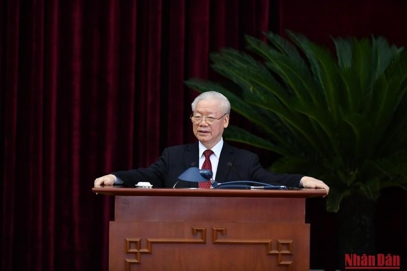 越共第十三届中央委员会第六次全体会议闭幕